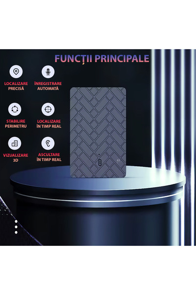 Spionescu 2G car spy gps, M1, real-time location, voice monitoring, 3D street view, card storage