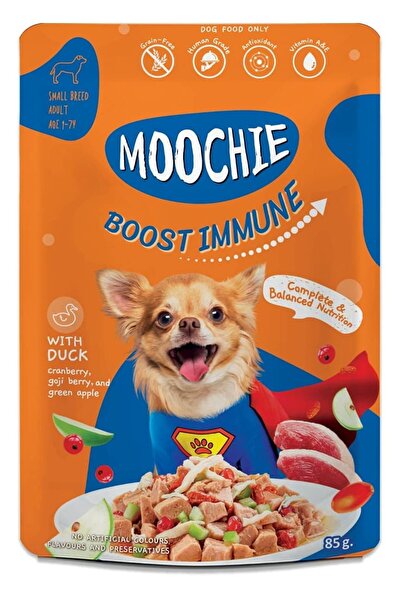 MOOCHIE Casserole With Duck - Boost Immune Pouch 85g Pack Of 6