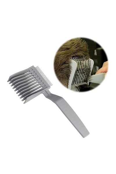 gaman Practical Barber Hair Cutting Shaving - Home Hair Cutting Comb (Plastic)
