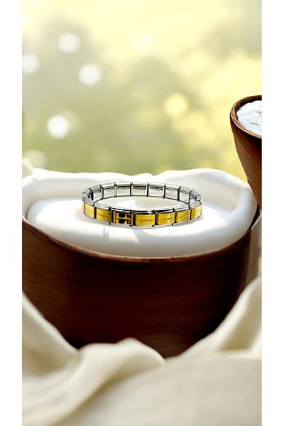 Lunays Stainless Steel Italian Charm Model Silver Gold Color