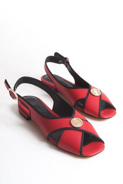 Niloshka Rod Red Skin Accessory Women's Sandals