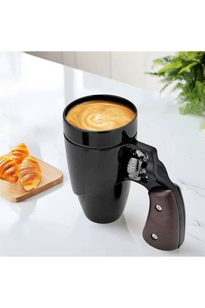 C2mod cup with wooden handle