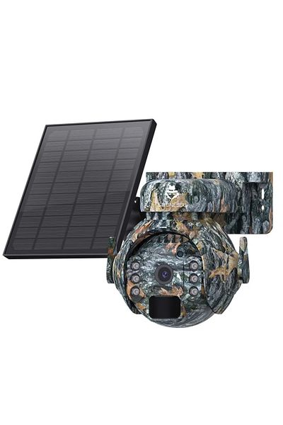 Spionescu Surveillance camera, 4G, 3MP, 355° rotation, 90° tilt, solar powered, video, two-way audio