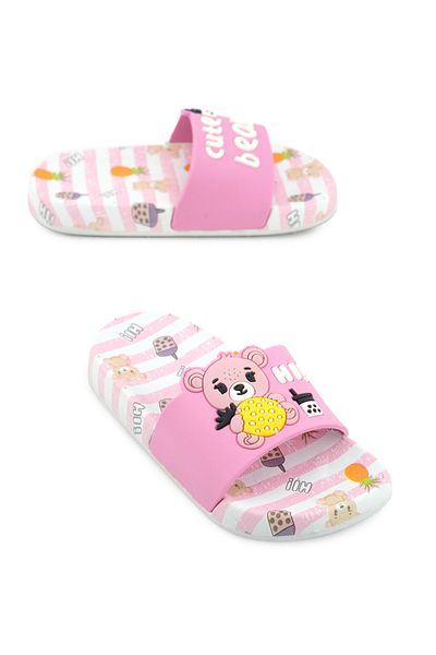 GEZER Summer Girl's Daily Pool Beach Slippers Suitable for Wet Floor