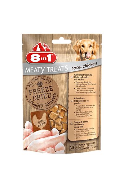 8in1 8in1 Meaty Treats Chicken 50g 32 XG