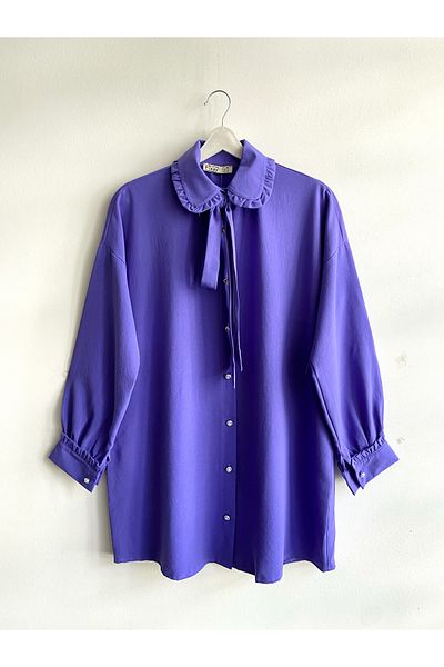 Lucia Fashion Frilly Baby Collar Shirt