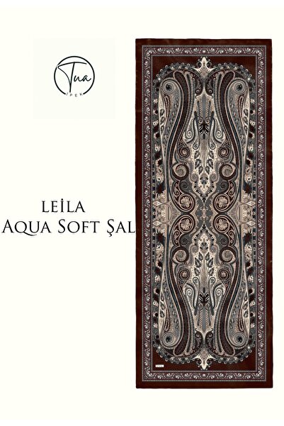 tuaipek ŞAL LEILA AQUA SOFT COTON - ETNIC Cu Motiv