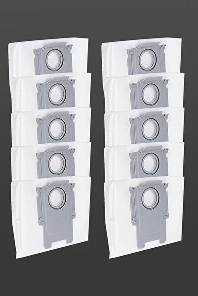 Marketto كيس غبار متوافق مع مكنسة Roborock Q7 Max Plus Robot، 10 قطع