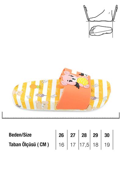 GEZER Summer Girl's Daily Pool Beach Slippers Suitable for Wet Floor