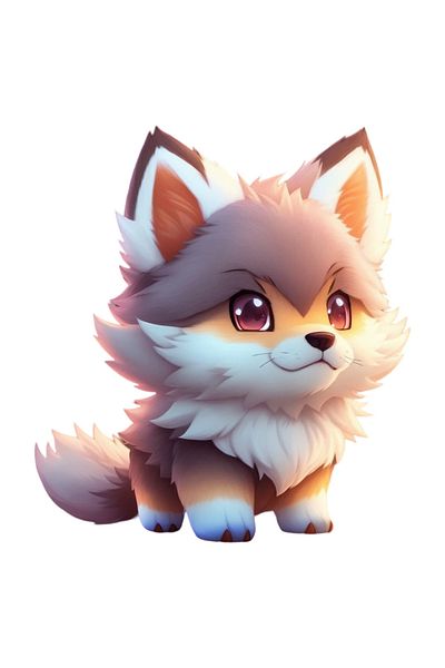 INOVATIX Set of 8 pieces, Cunning Fox Sticker, INOVATIX®. 6 cm