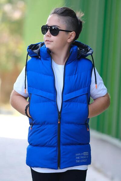 Zaziko Kids cu glugă Băiat geacă cu puf vestă YLK.1005Y