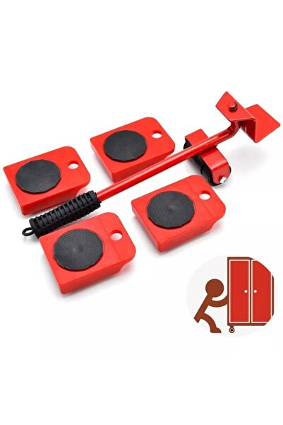 OEM Set de mutat mobilă cu 4 platforme, roți și pârghie metalică