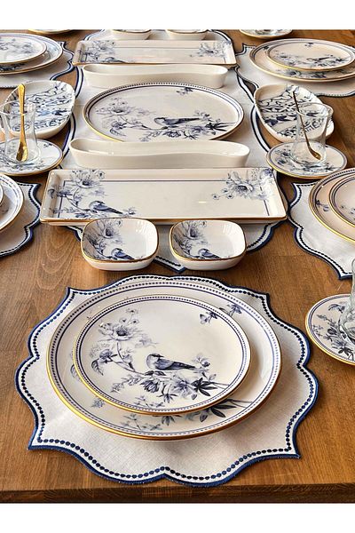 ROSSEV Grandala Breakfast Set for 6 People - 48 Pieces