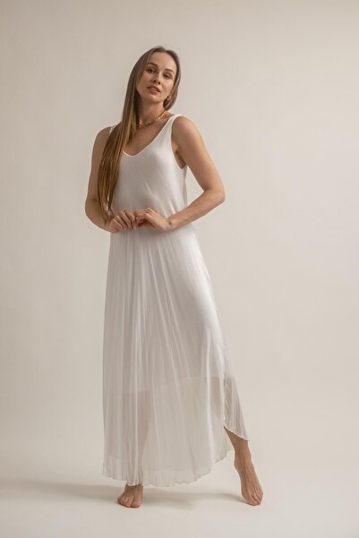 Vals KALIN ASKILI UZUN İPEK ELBİSE