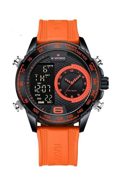 Naviforce Men's Water Resistant Digital/Analog Luxury Sports Watch