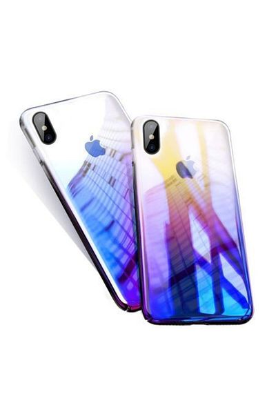Blue Huawei MATE 20 PRO Case, Gradient Color Chameleon Blue-Yellow