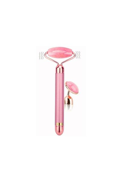 SIKS ® facial massage roller for wrinkle reduction, portable, pink
