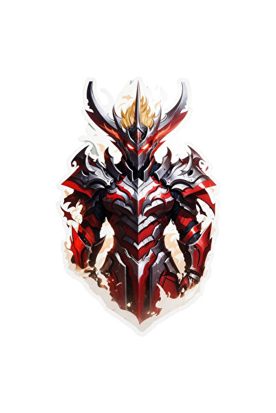 INOVATIX Set of 8 pieces, Sticker Aatrox fighter, INOVATIX®. 6 cm