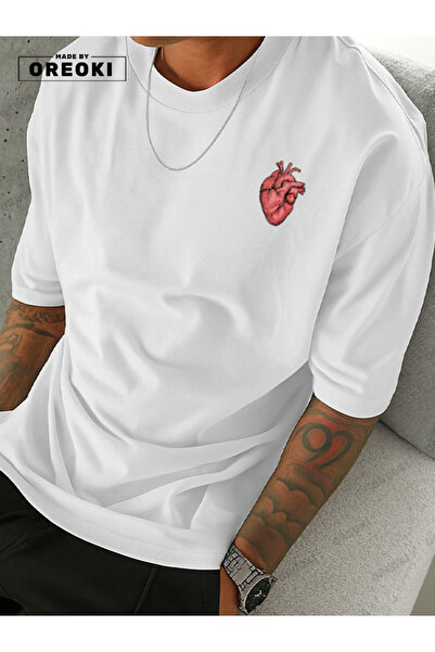 EFFRENATU Life Wish Printed Cotton Fabric Men's White T-Shirt-Black Shorts Set