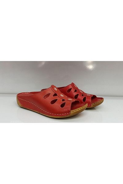 YILDIZ Anatomical Genuine Leather Slippers