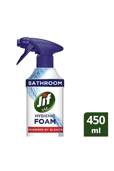 Jif Snow Breeze Hygienic Foam Bathroom Cleaner Spray Clear