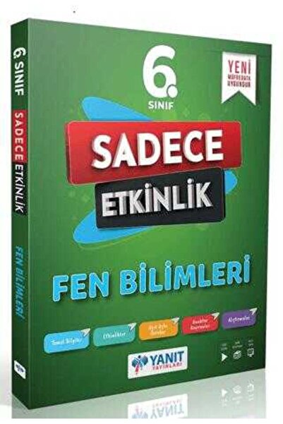 Yanıt Yayınları Yanıt Yayınları 6. Sınıf Fen Bilimleri Sadece Etkinlik