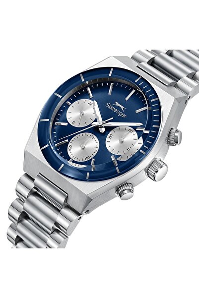 Slazenger Sl.09.2484 Men's Wristwatch Silver Blue