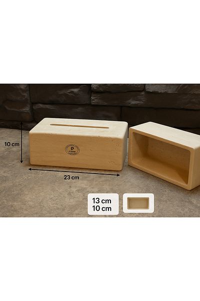 Polen Stone 🟫   Polen Stone Travertine Natural Stone Napkin Holder