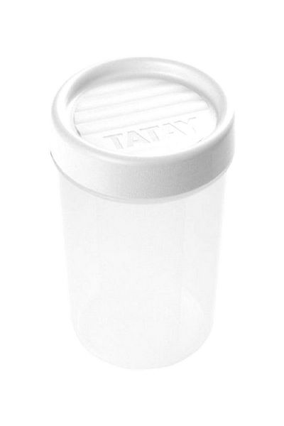Tatay BPA Free High Quality Plastic Food Container with Thread White 0.4L