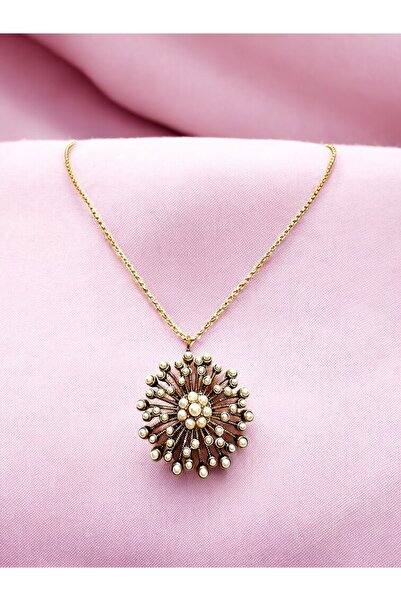FUYA JEWELLERY İnci Taşlı Işıltı Kolye