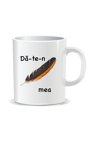 OEM Personalized mug with funny message, Come to me - White interior