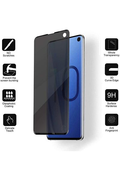 Privacy Samsung Galaxy S10 Glass Film, Privacy Glass, 9H Hardness Screen Protector