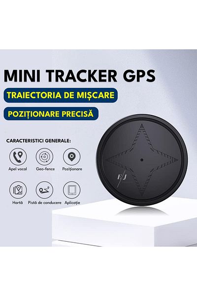 Spionescu Mini GPS tracker 2G, PG12, real-time monitoring, 3-5 days battery life, waterproof, magnetic