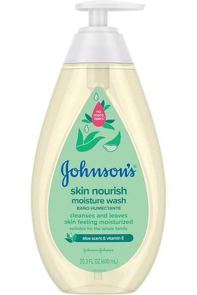 Johnson's Skin Nourishing Moisture Baby Body Wash with Aloe Scent & Vitamin E