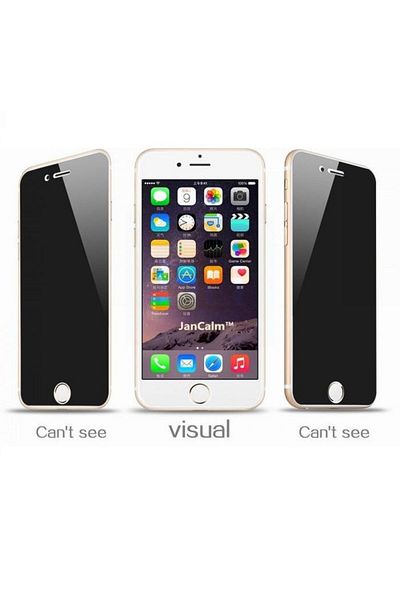 Privacy Apple iPhone 7 Magnetic Case with Tempered Glass Back and Privacy Screen Protector, Perfect Fit