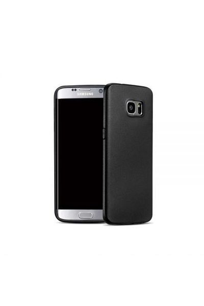 OEM Carcasă Samsung Galaxy S7 Edge, subțire, antișoc, neagră