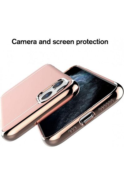 OEM Apple iPhone 11 PRO case, Elegance Luxury 3in1 Rose-Gold