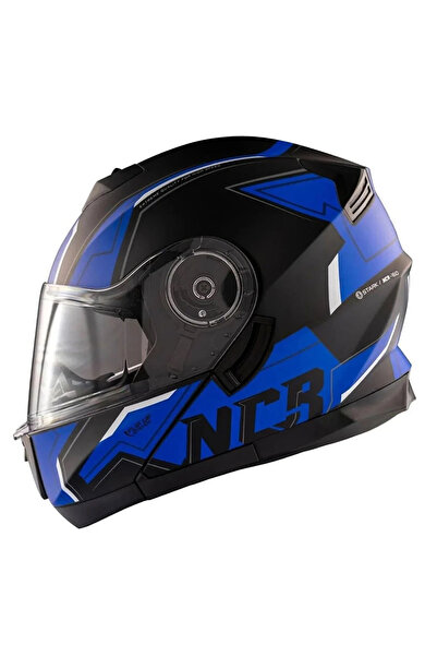 NCR kask çene açılır visörlü ECE belgeli