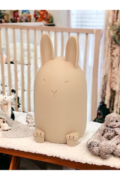 ÖZTÜRK MAKİNE Cute Rabbit Piggy Bank, Fun Way to Save Money, Stylish Decorative Powder for Kids Rooms