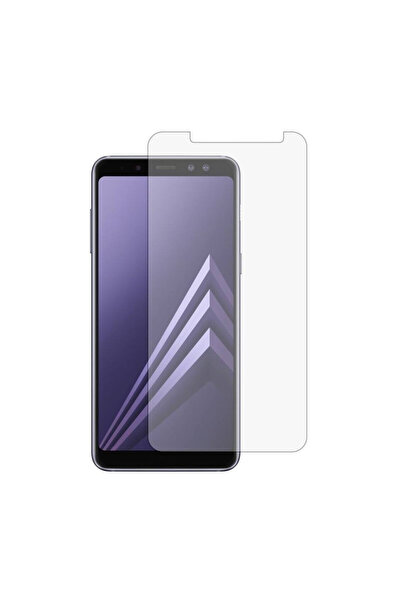 OEM Γυάλινη μεμβράνη για Samsung Galaxy A8 2018 Συμβατή με διαφανή θήκη