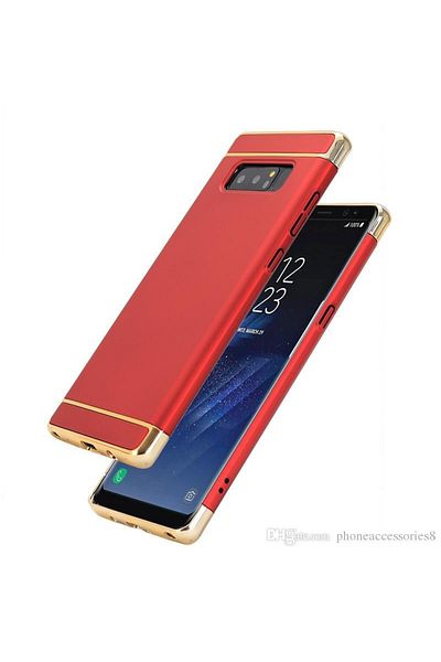 OEM Carcasă Samsung Galaxy Note 8, 3 în 1, roșie
