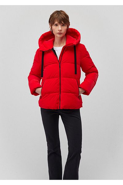 Mavi Hooded Red Puffer Jacket