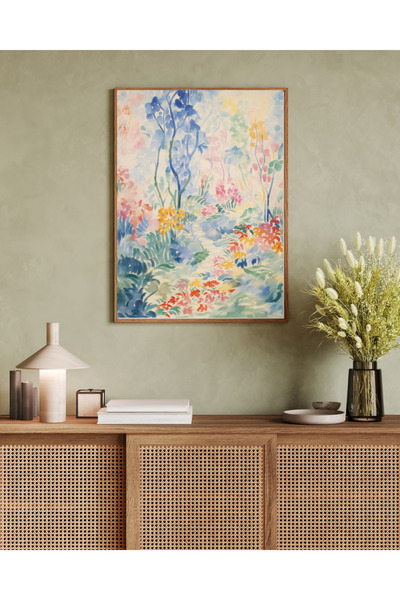 woodhomeworks Tek Parça Salon Ofis Dekor Tablo Ttk