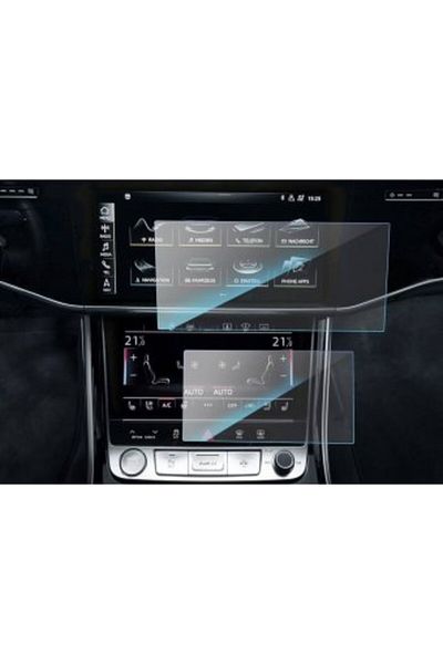 Audi Q6 2022-2023 navigation screen + air conditioning console protective film King Protection
