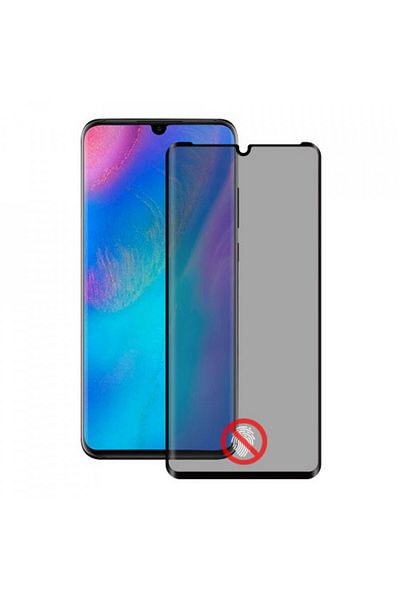 Privacy Huawei P30 Pro Magnetic case with tempered glass back and privacy screen protector, Perfect Fit