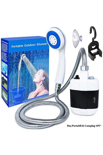 Generic Tovbmup portable shower, ABS, 1.44m, 2200mAh, 740g