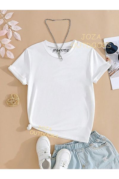 Joza Outdoors Unisex Girls and Boys Mcqueen & Sally Design Back Printed Colorful Children's Single T-Shirt
