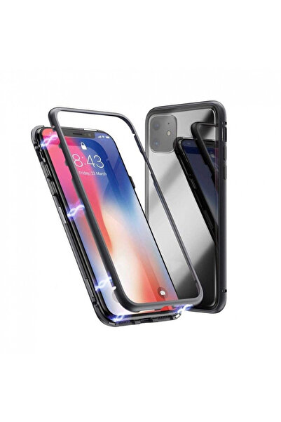 OEM Apple iPhone 11 Black Case, Perfect Fit with premium tempered glass back ...