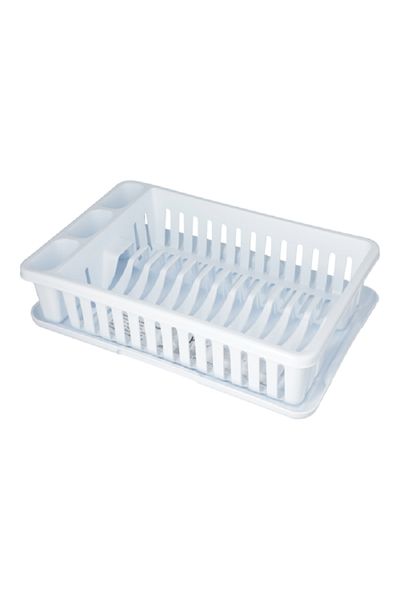 Tatay Dish Drainer with Tray White