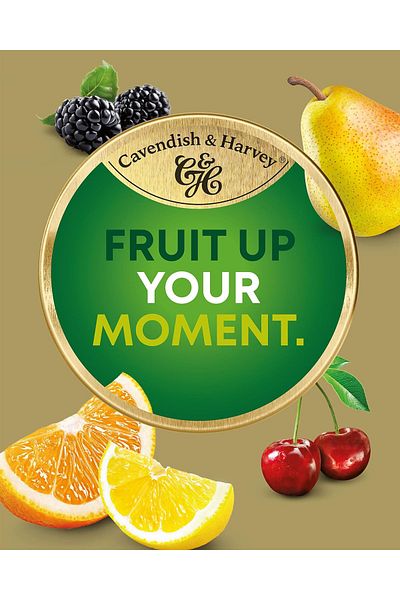Cavendish Cavendish & Harvey Wild Berry Drops Sugar Free (Wild Fruits) Without Sugar 175 Gr *9 Pack